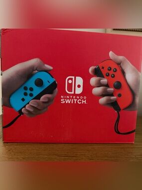 Nintendo Switch Console with Blue & Red Joy‑Con
